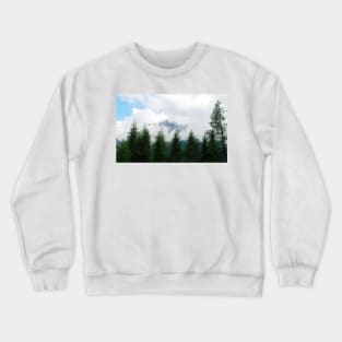 Low Cloud Over Carnic Alps Near Sauris Crewneck Sweatshirt